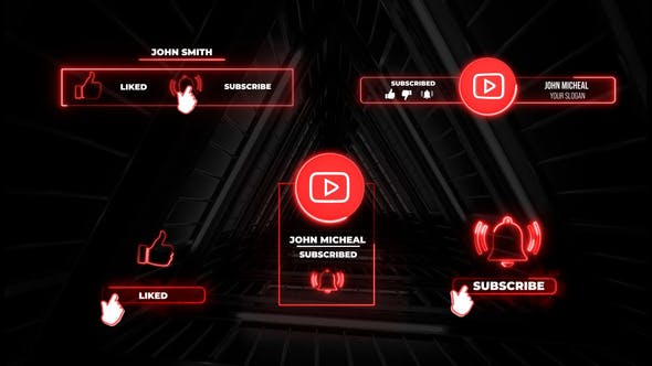 Youtube Neon Subscribe - Download 39159210 Videohive
