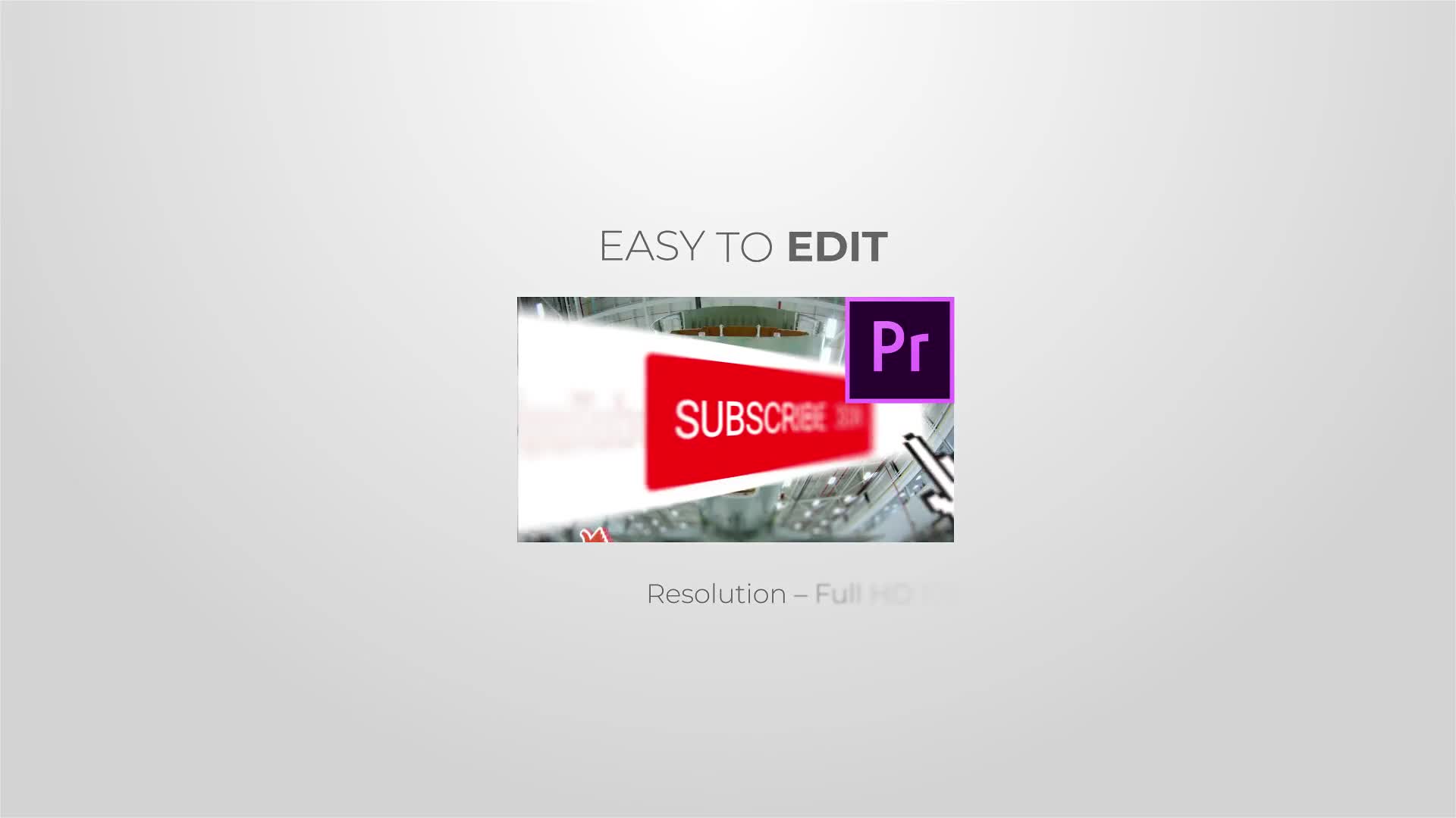 YouTube Opener // Premiere Pro | Mogrt Videohive 25552335 Premiere Pro Image 1