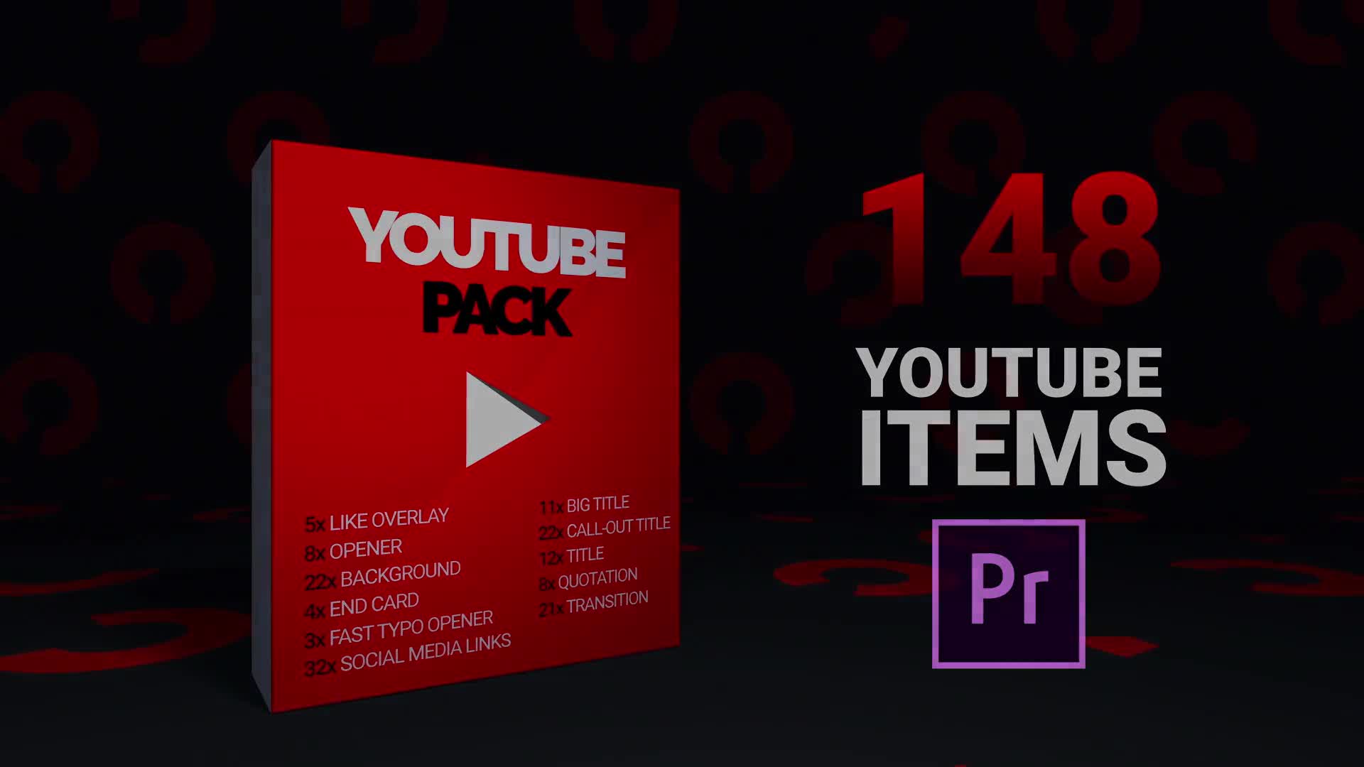 Youtube Pack MOGRT for Premiere Videohive 25269361 Premiere Pro Image 1
