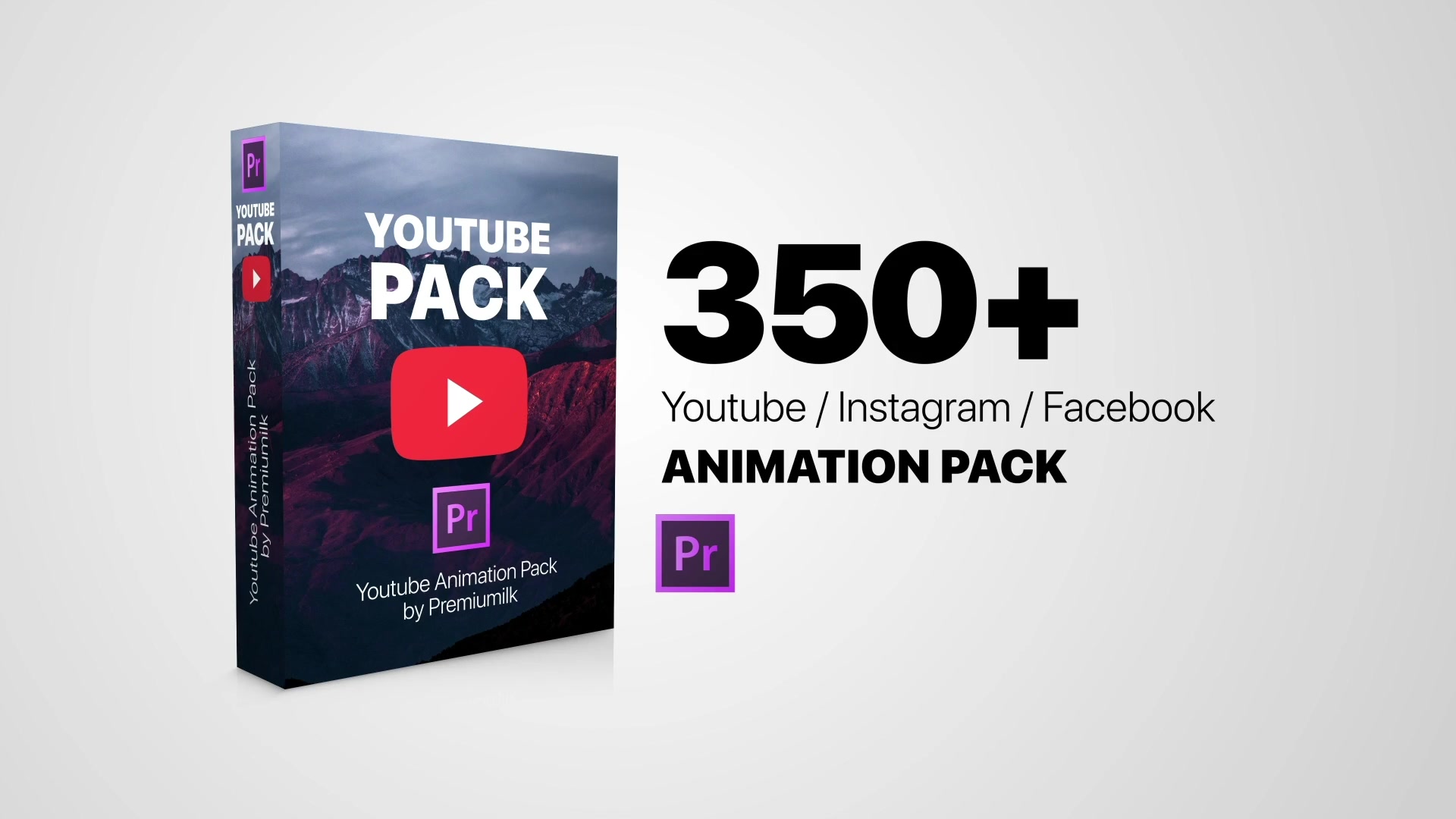 Youtube Pack MOGRTs for Premiere & Extension Tool Videohive 25854755 Premiere Pro Image 13