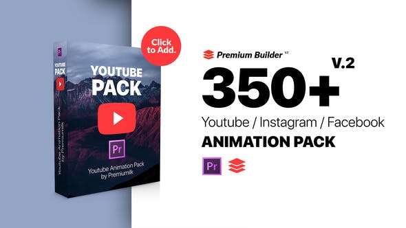 Youtube Pack MOGRTs for Premiere & Extension Tool - Download 25854755 Videohive