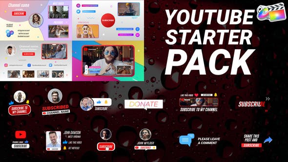 Youtube Starter Pack | FCPX - 34675603 Download Videohive