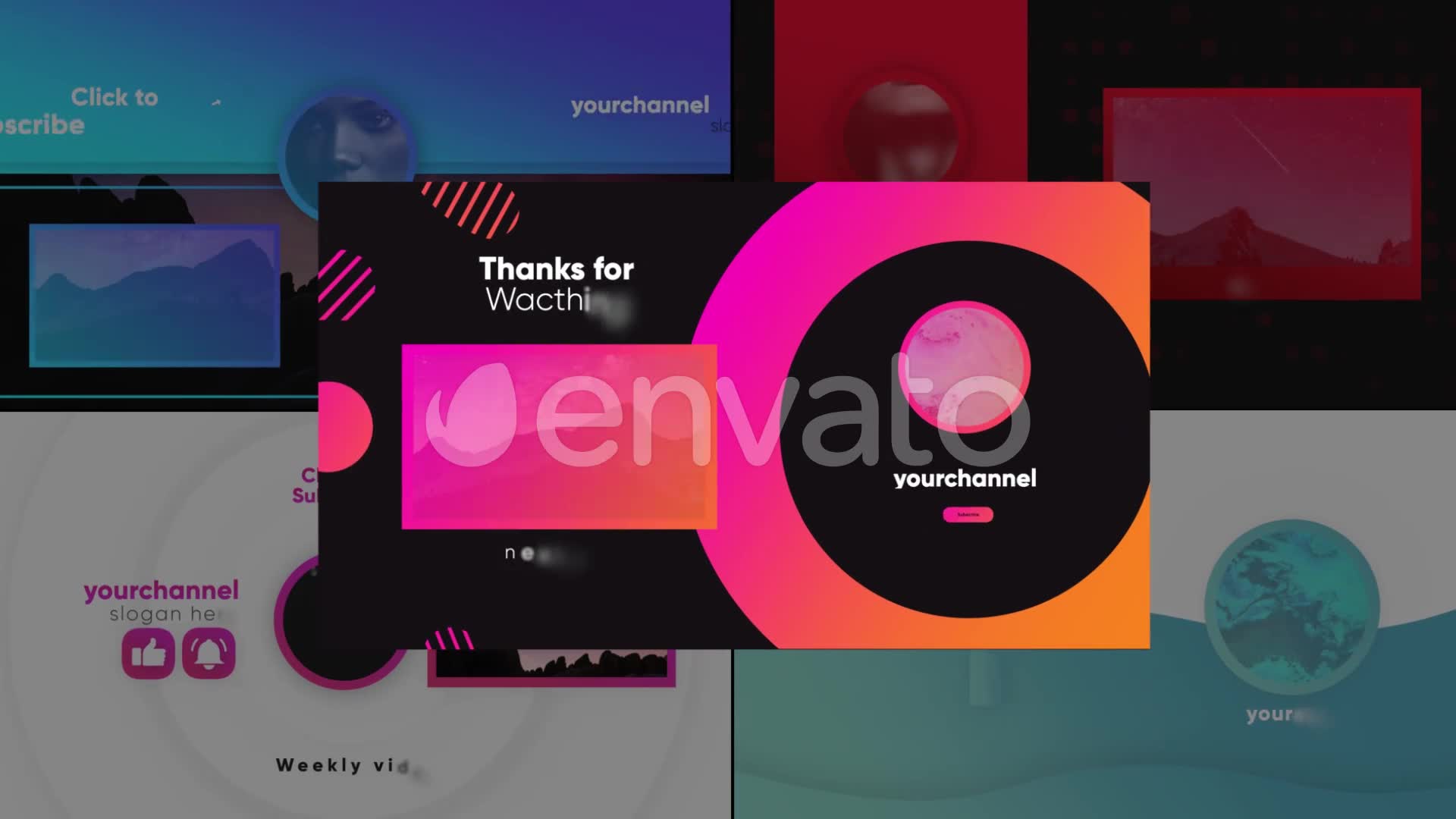 Youtube Stylish Endcards Final Cut Pro Videohive 26466780 Apple Motion Image 9