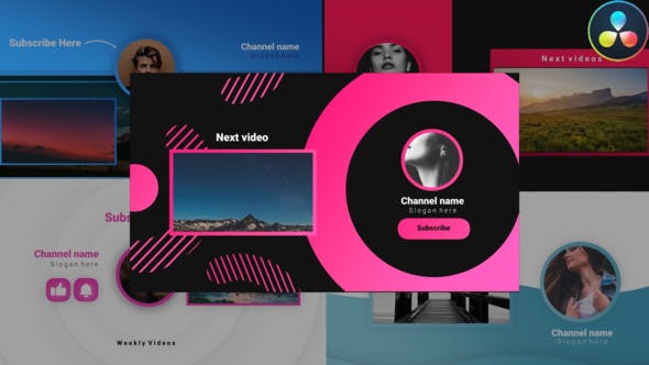 Youtube Stylish Endscreens - Videohive Download 30809288