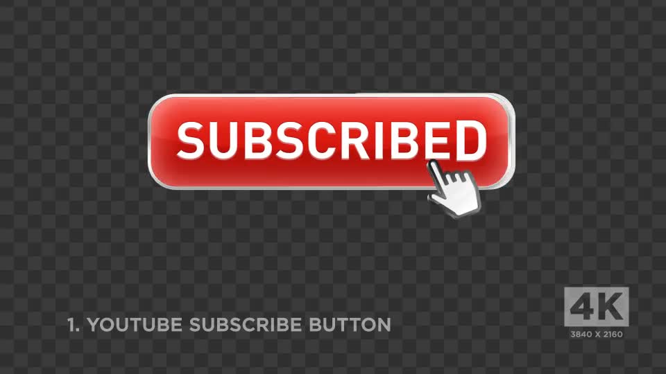 Youtube Subscribe Button Videohive 22745696 Motion Graphics Image 1