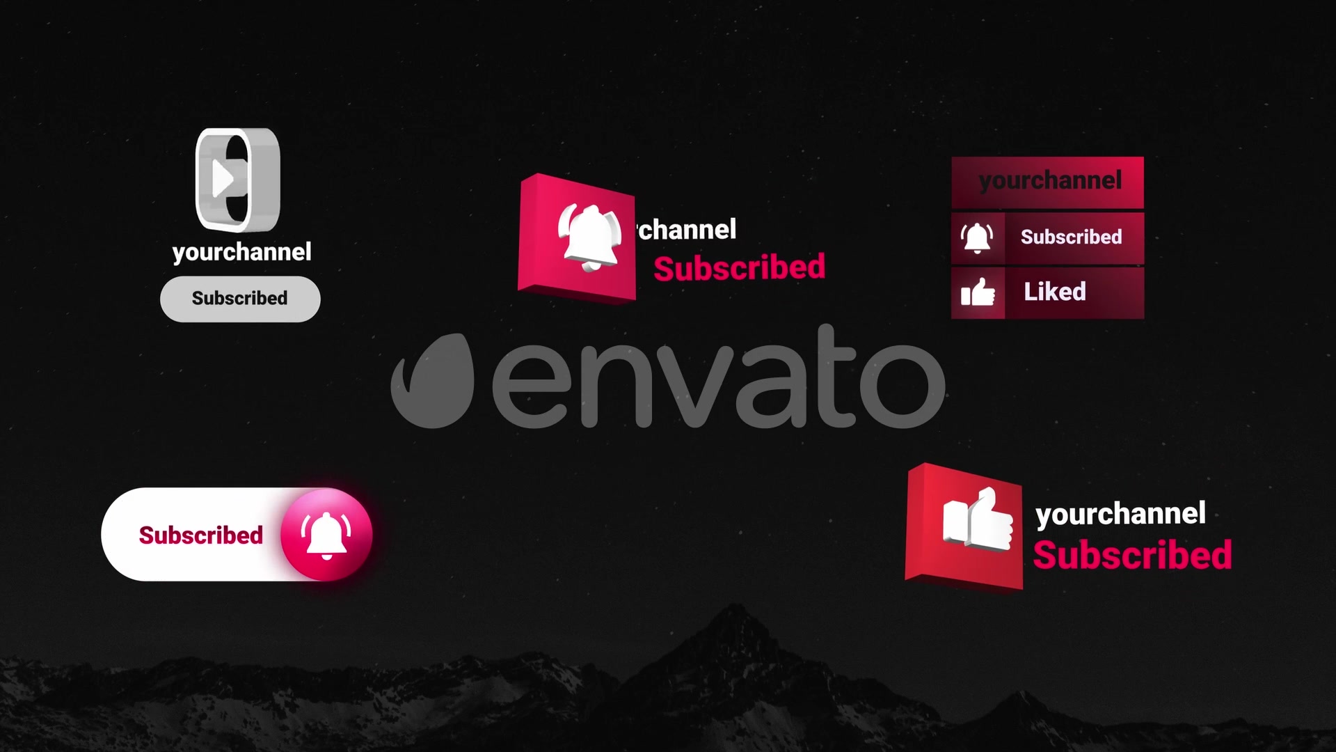Youtube Subscribe Elements Videohive 29737439 DaVinci Resolve Image 12