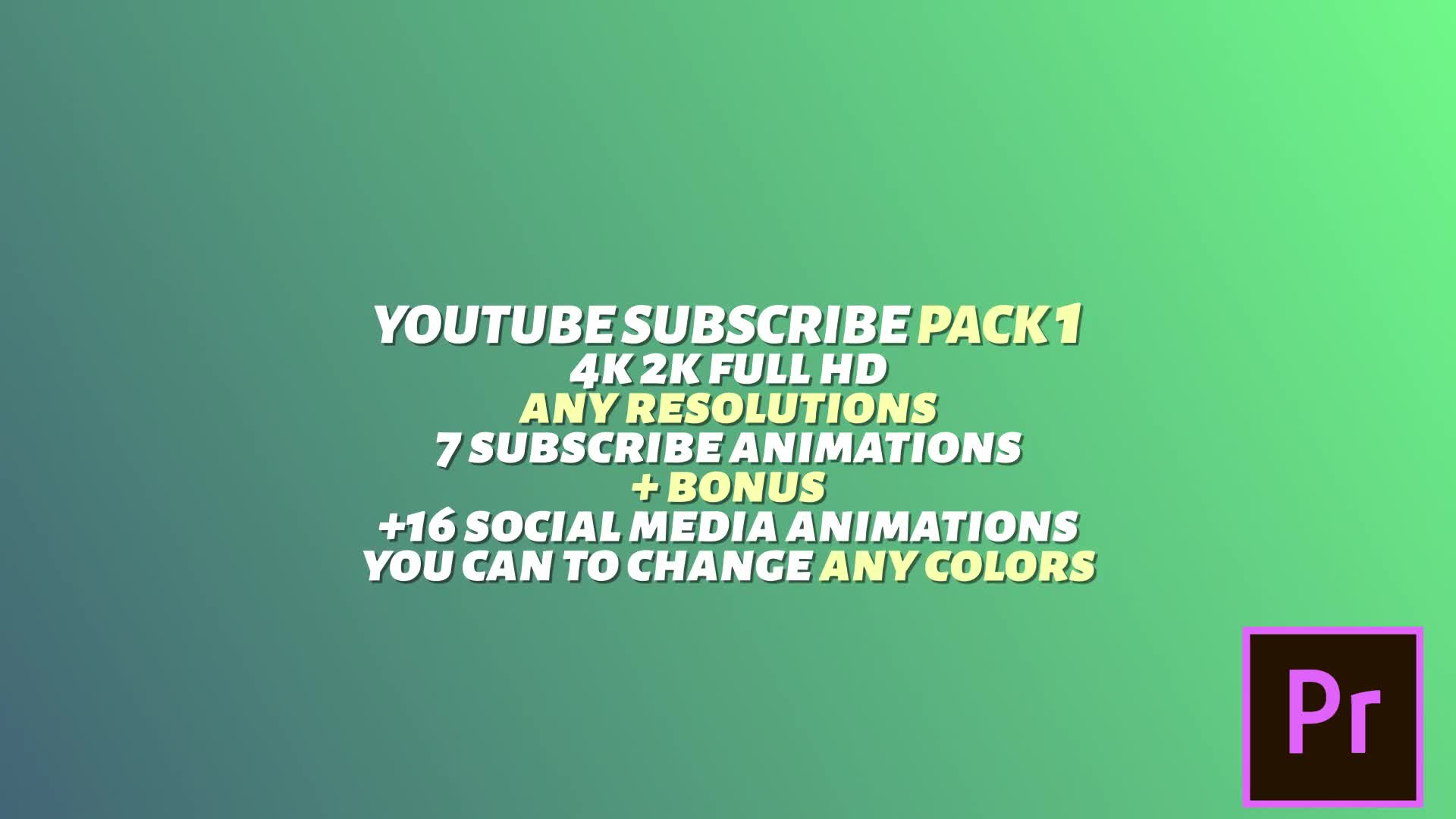 Youtube Subscribe Pack Videohive 24429139 Premiere Pro Image 1