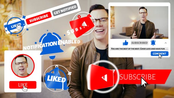 Youtube Subscribe Pack 4 - Download Videohive 24319080