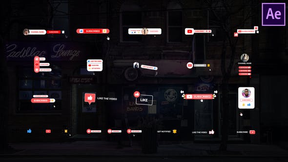 YouTube Subscribe Pack - Download 26395996 Videohive