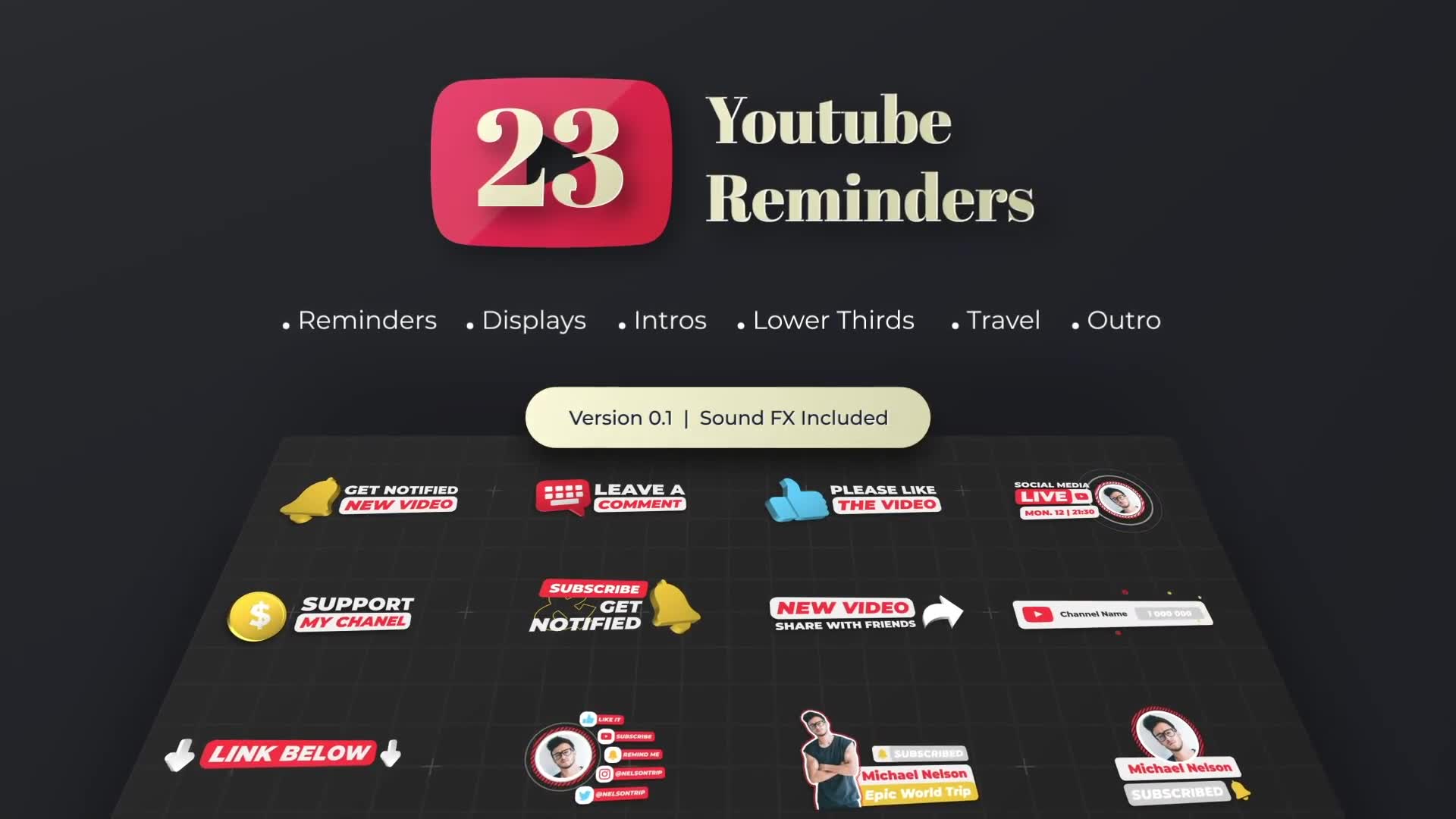 Youtube Subscribe Reminder Videohive 30861369 After Effects Image 2