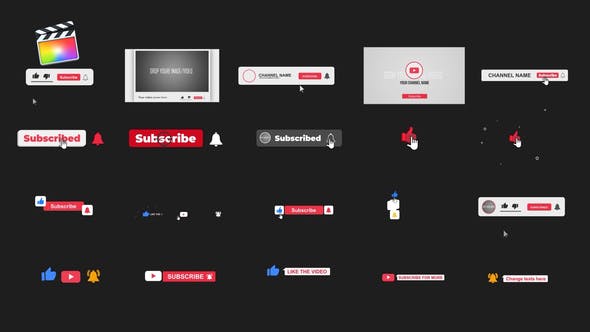 Youtube Subscriber Pack - Videohive 26174517 Download
