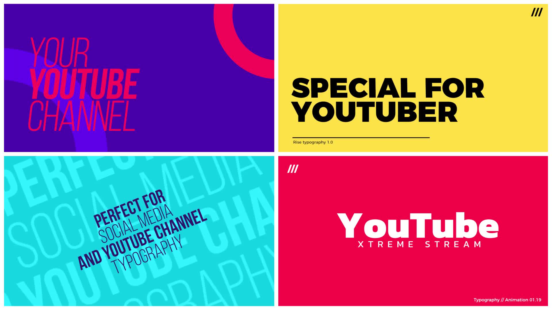 YouTube Titles Collection for Final Cut Pro X - Download Videohive 23212381