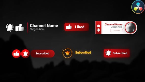Youtube Unique Subscribe Elements - 29794365 Videohive Download