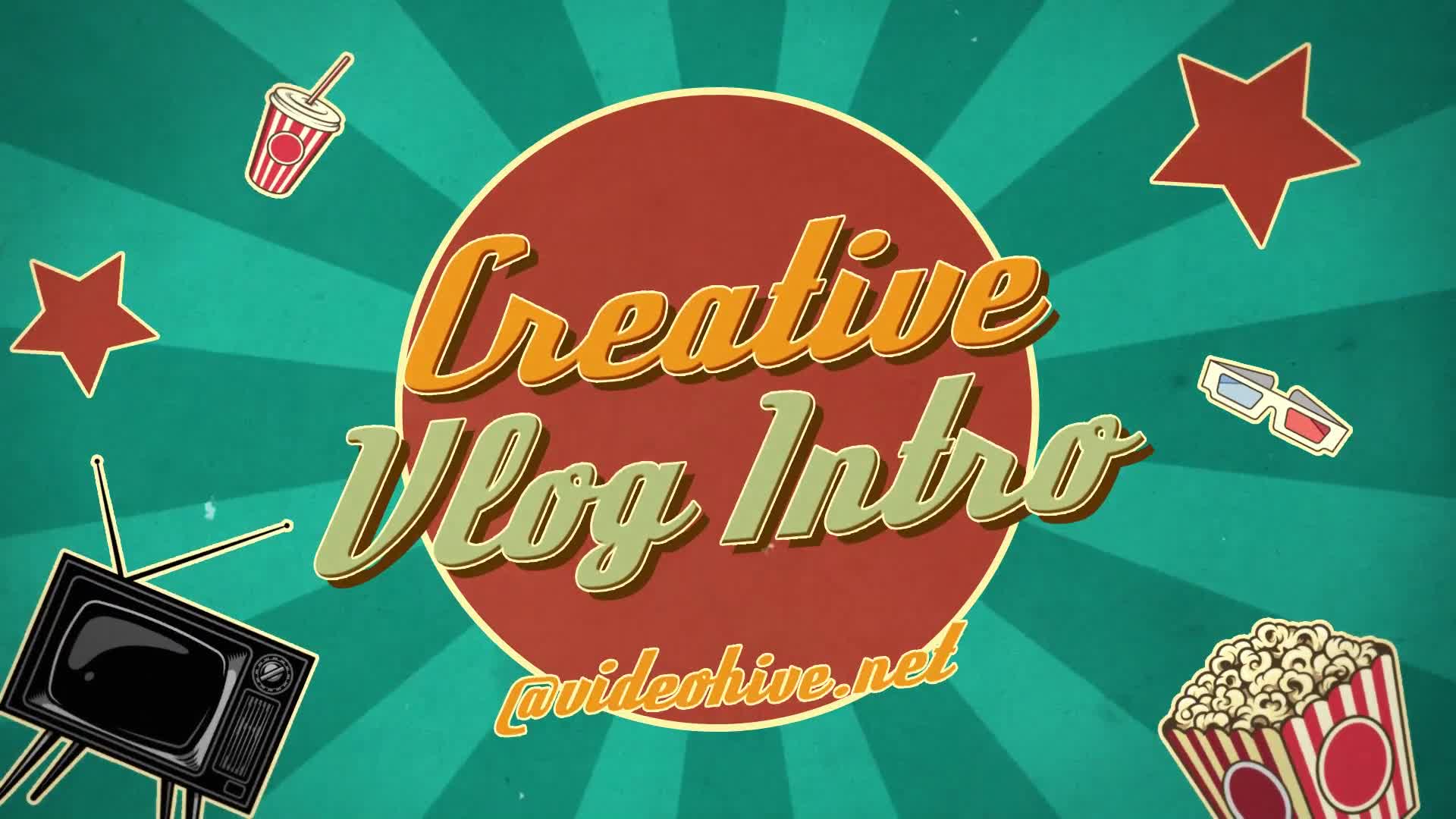 Youtube Vlog Intro | Retro Style Opener | Vintage Style Videohive 37728723 After Effects Image 1