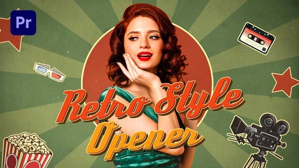 Youtube Vlog Intro | Retro Style Opener | Vintage Style | MOGRT - 37745834 Download Videohive