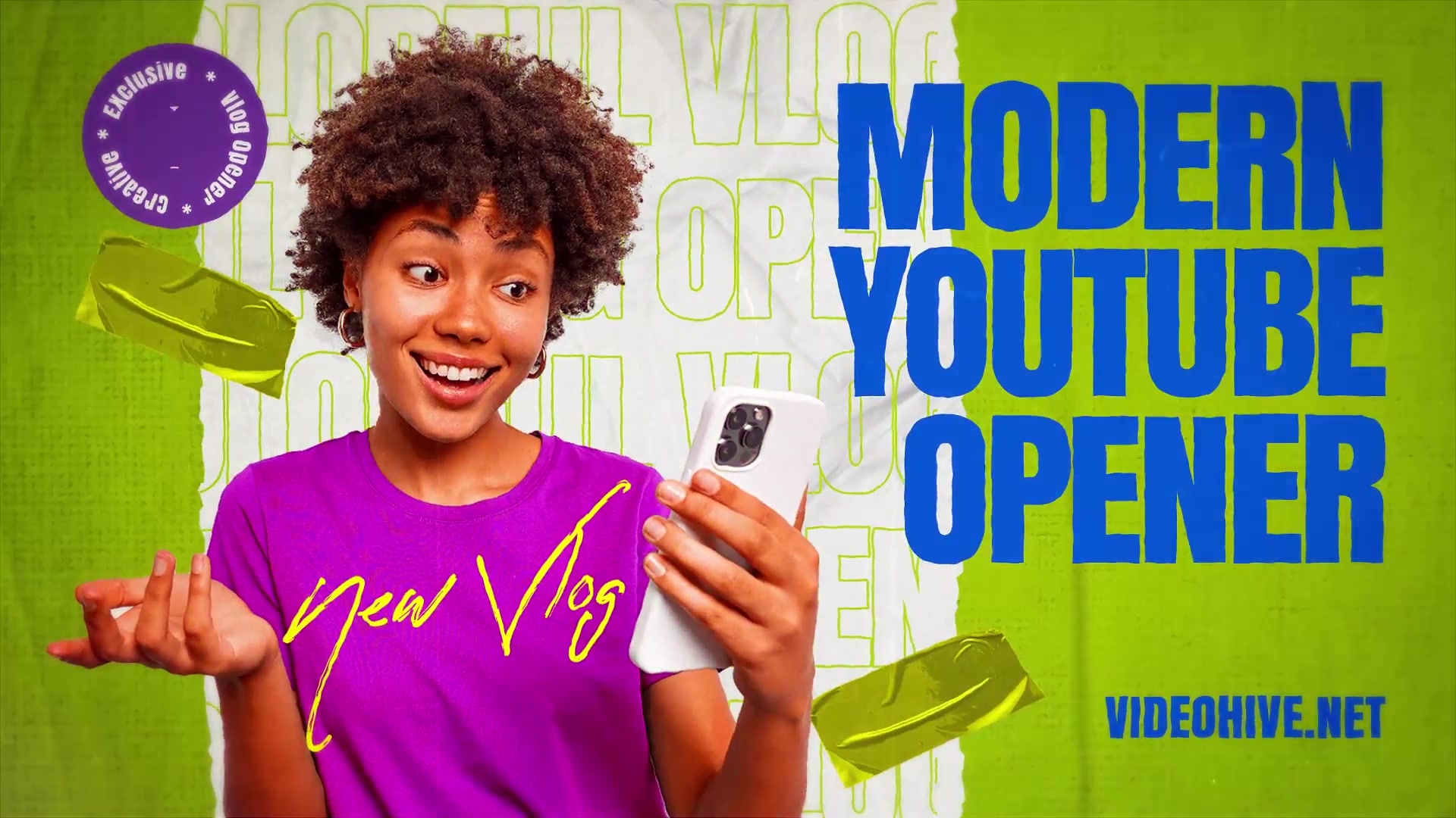 Youtube Vlog Opener | Blog Intro | MOGRT Videohive 36748758 Premiere Pro Image 4