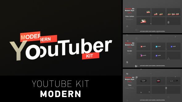 YouTuber Kit | Modern - 18061801 Download Videohive