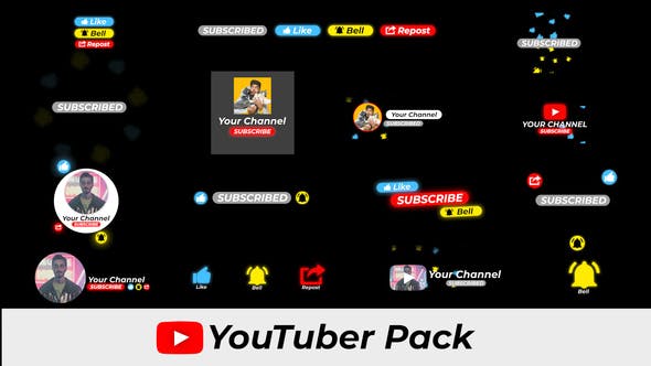 YouTuber Pack - Download 28744213 Videohive