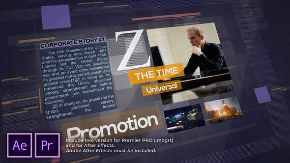 Z Time. Universal Corporate Promo - Videohive Download 31160963