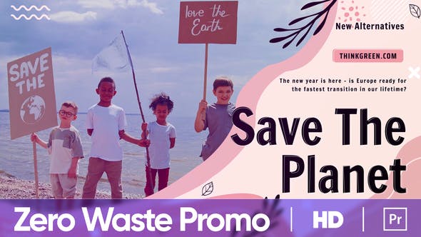 Zero Waste. Volunteer Promo | MOGRT - Download 36299840 Videohive