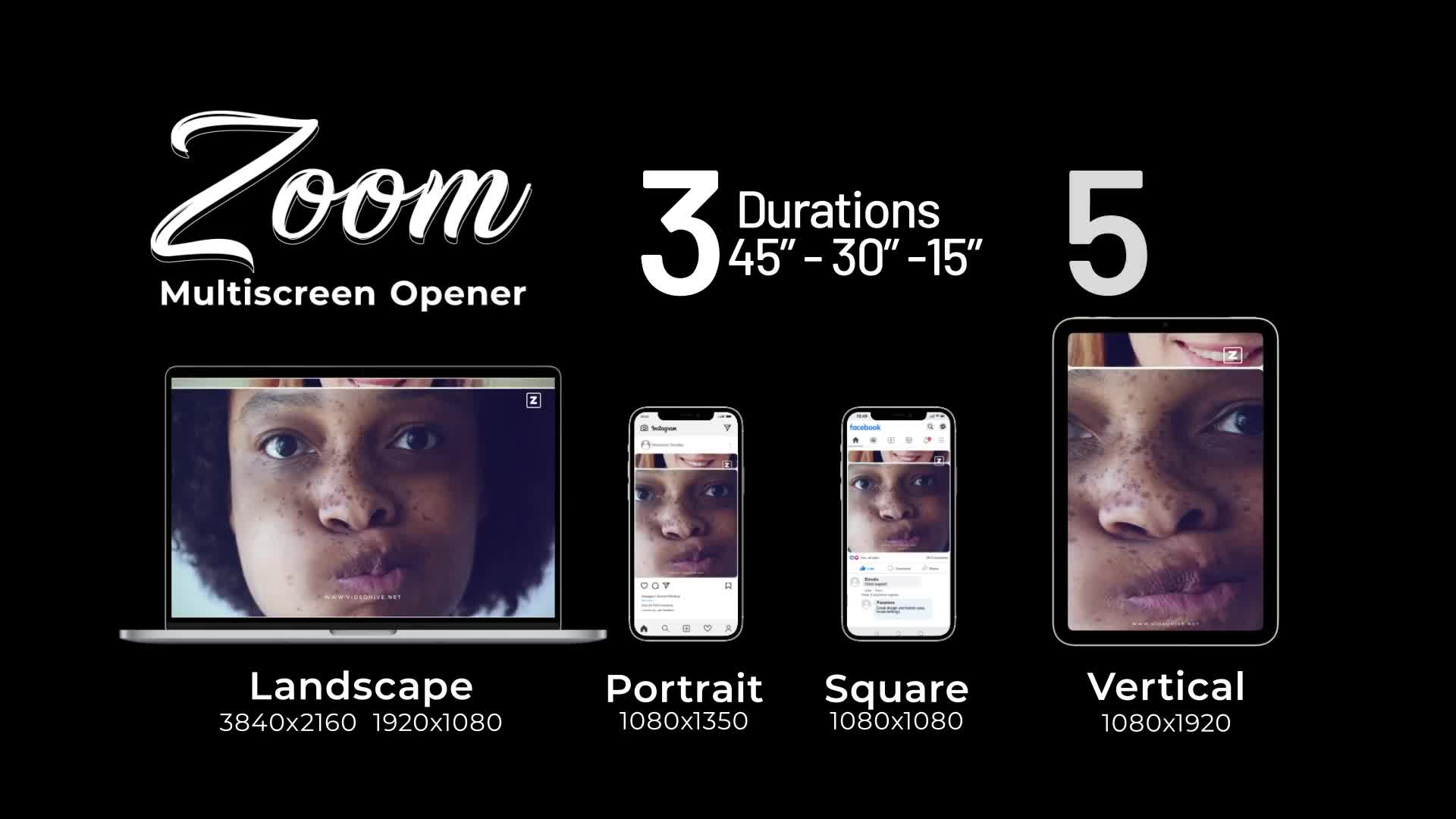 Zoom Multiscreen Opener Videohive 37483592 After Effects Image 1