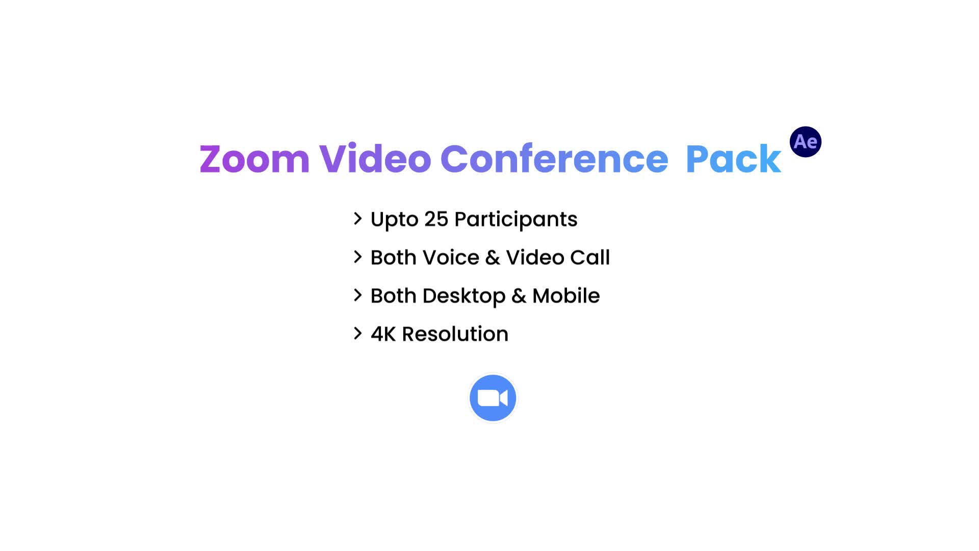 Zoom Video Conference UI Pack Videohive 36168872 After Effects Image 1