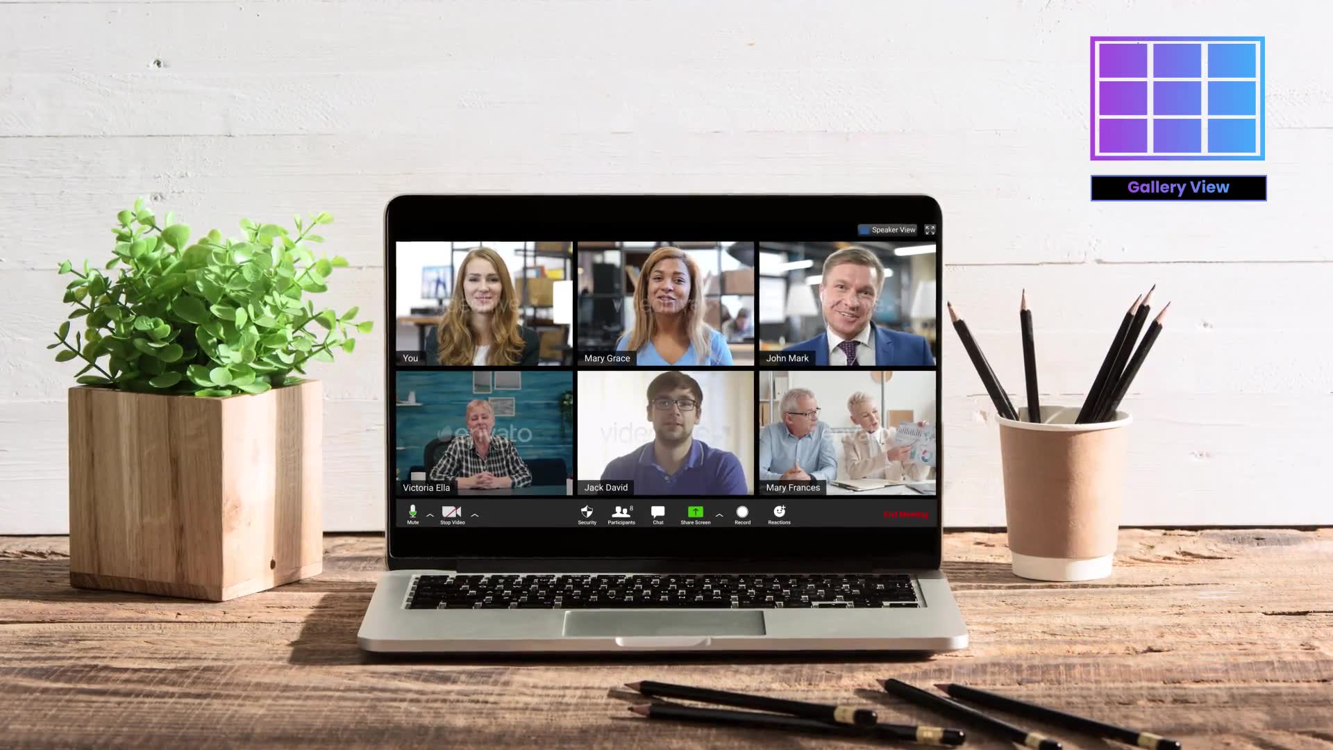 Zoom Video Conference UI Pack Videohive 36168872 After Effects Image 2