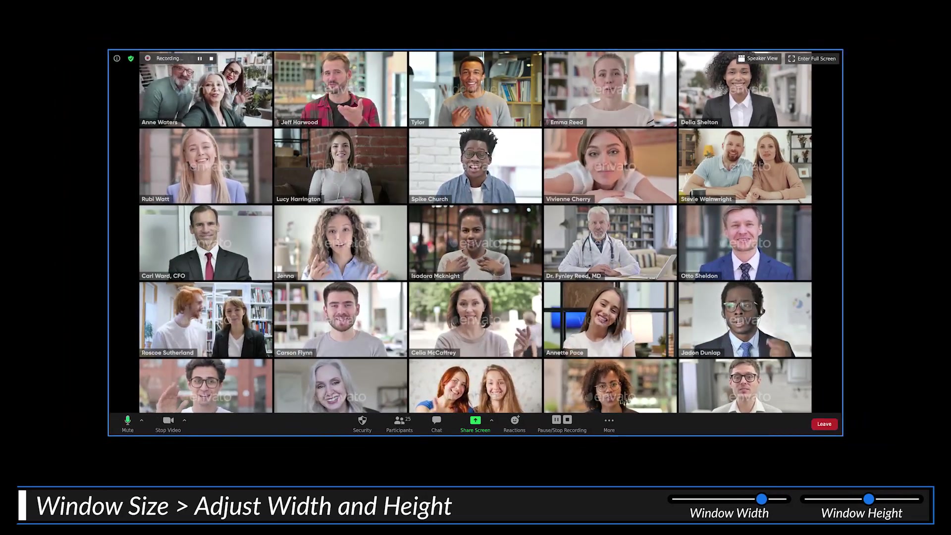 Zoom Views: Online Video Conferencing Toolkit Videohive 28972353 After Effects Image 6