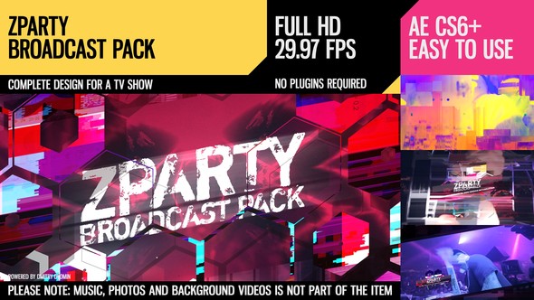 zParty (Broadcast Pack) - Download Videohive 20154129