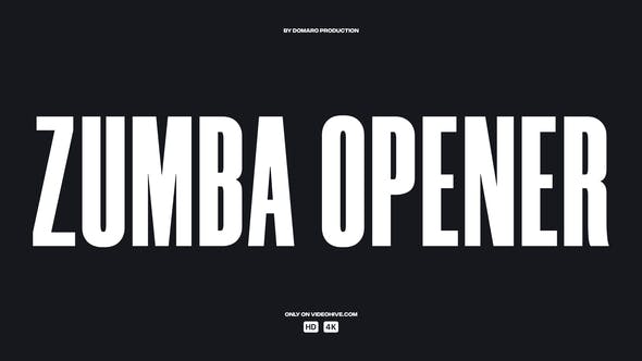 Zumba Opener - Download 38200467 Videohive