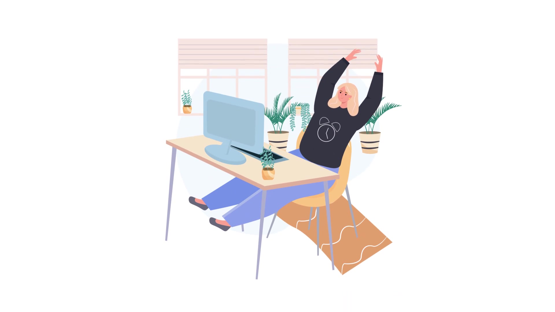 Сharging in workplace Scene Situation Videohive 32350382 After Effects Image 12