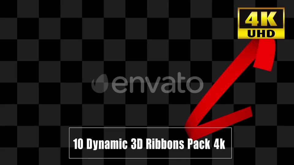 10 Dynamic Ribbons Pack 4k Videohive 23595439 Motion Graphics Image 1