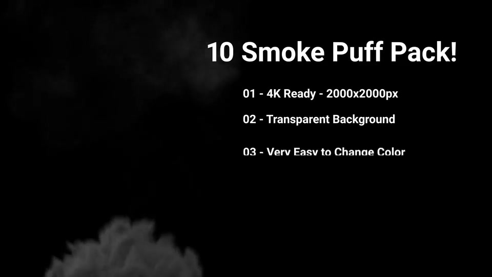 10 Puff Smoke Pack Videohive 22303712 Motion Graphics Image 4
