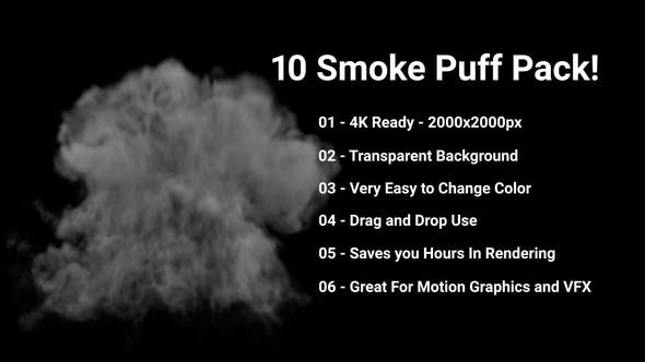 10 Puff Smoke Pack - Videohive 22303712 Download