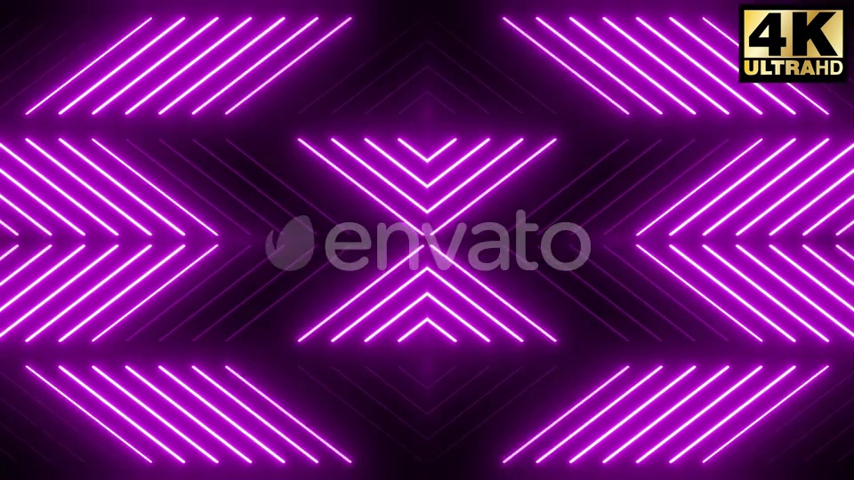 10 Purple Neon Lights Loop Pack Videohive 25432143 Motion Graphics Image 8