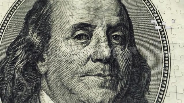 $100 Dollar Ben Franklin Jigsaw Puzzle Videohive 10106733 Motion Graphics Image 12