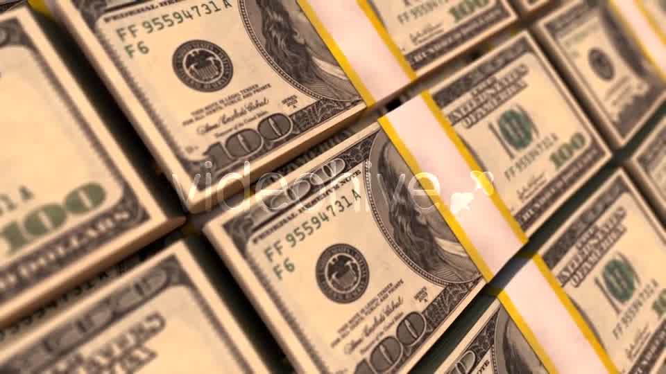100 Dollars Stacks. Money Background Videohive 13722600 Motion Graphics Image 12