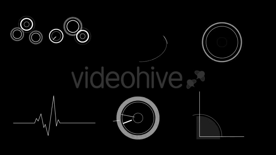 100 Motion Shapes Elements Videohive 20354492 Motion Graphics Image 5