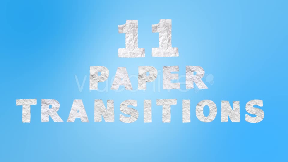 11 Paper Transitions Videohive 9500663 Motion Graphics Image 1