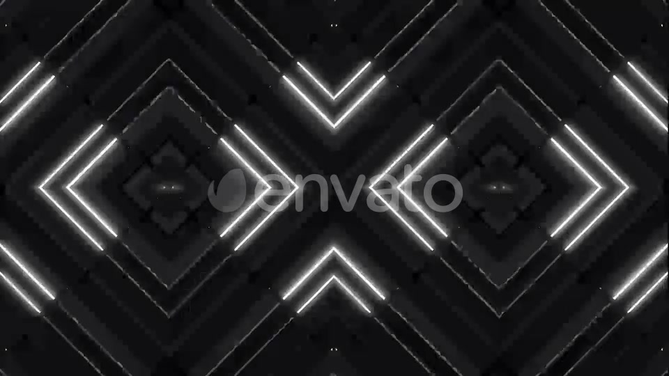 12 White Lines Shapes VJ Pack Videohive 23978083 Motion Graphics Image 8