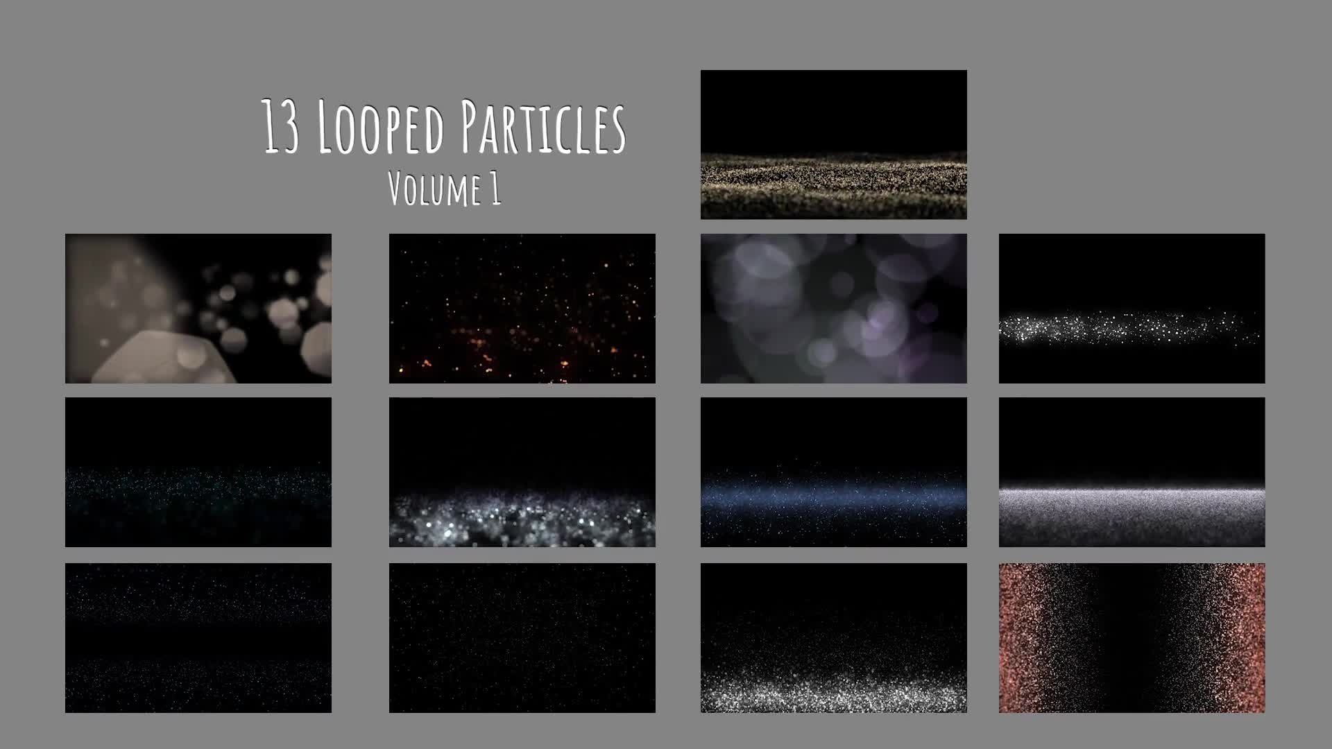 13 Looped Particles Videohive 23914231 Motion Graphics Image 1