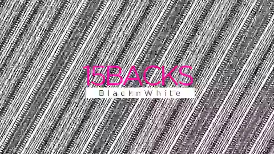 15 Backs Black n White Videohive 19926385 Motion Graphics Image 11