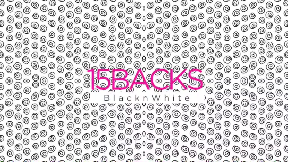 15 Backs Black n White Videohive 19926385 Motion Graphics Image 7