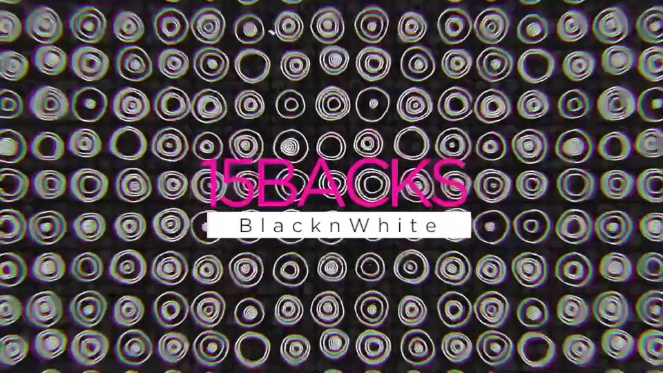 15 Backs Black n White Videohive 19926385 Motion Graphics Image 8