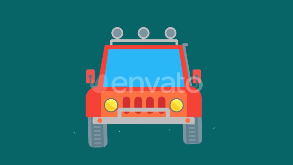 15 Truly Animated Vehicle Icons Pack Videohive 21495146 Motion Graphics Image 7