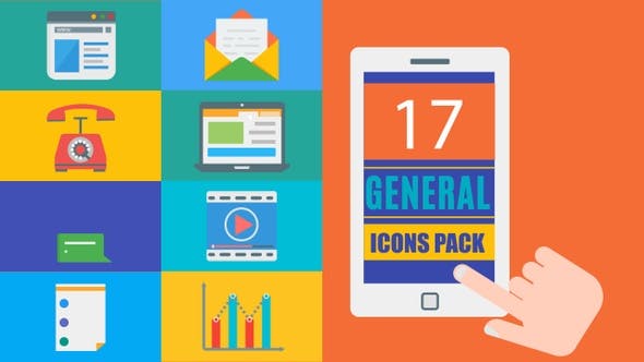 17 General Icons Pack - 23210355 Download Videohive