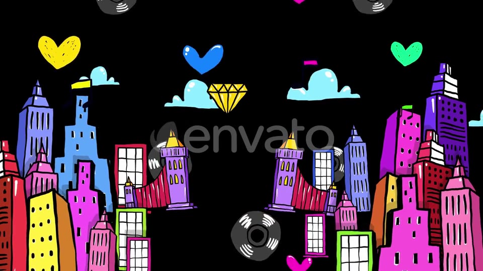 2 D Cartoon Style Music Party Videohive 25301686 Motion Graphics Image 4