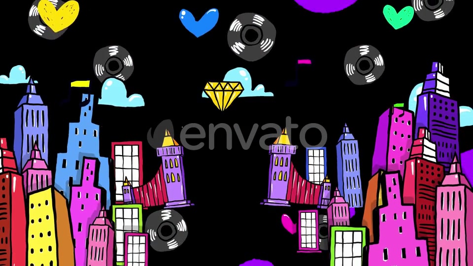 2 D Cartoon Style Music Party Videohive 25301686 Motion Graphics Image 5