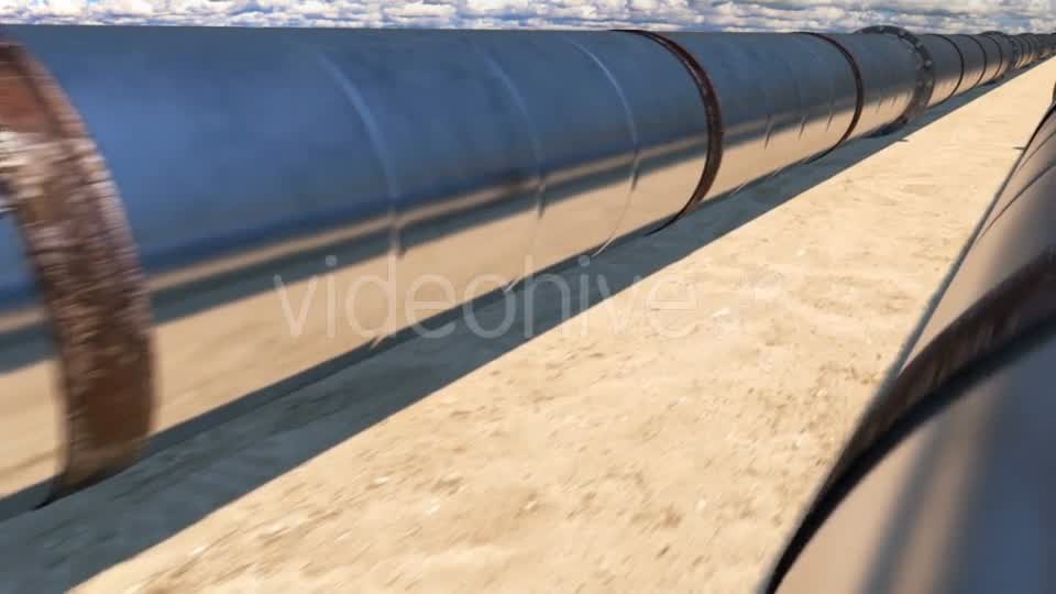 2 Oil Pipes in Desert, Loop Videohive 21541285 Motion Graphics Image 11