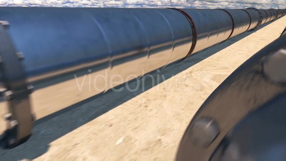2 Oil Pipes in Desert, Loop Videohive 21541285 Motion Graphics Image 8